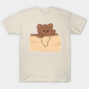 Bear in paper  bag T-Shirt